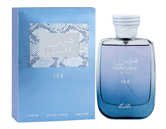 Hawas Ice for Him Rasasi for men 3.4oz