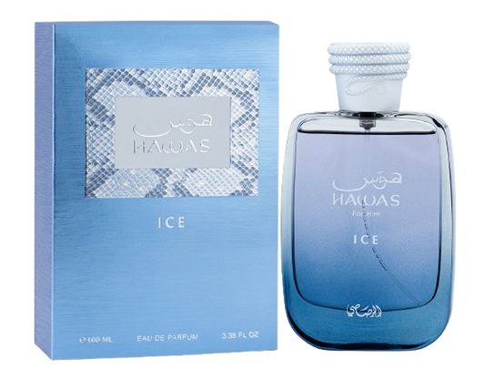 Hawas Ice for Him Rasasi for men 3.4oz