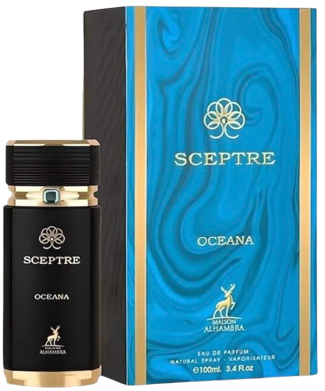 Maison Alhambra Scepter Oceana Eau de Parfum Spray for Unisex, 3.4 Ounce