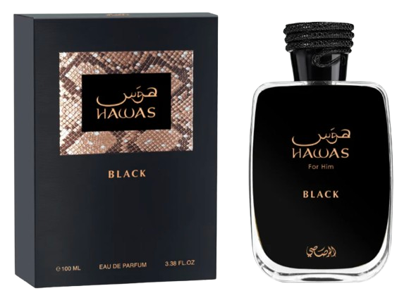 Hawas Black By Rasasi for men 100ML