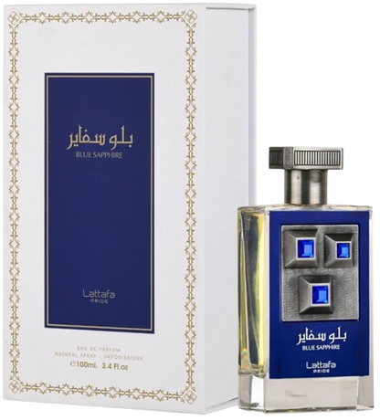 Blue Sapphire Lattafa Perfumes for women and men 3.4oz