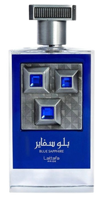 Blue Sapphire Lattafa Perfumes for women and men 3.4oz