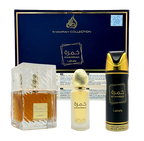 SET DE REGALO Khamrah de Lattafa EDP UNISEX DE 3 PIEZAS