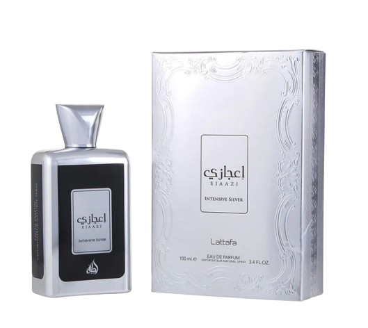 Ejaazi Intensive Silver Lattafa Perfumes for women and men 3.4oz
