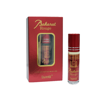 BAKARAT ROUGE CONCENTRATED PERFUME OIL ROLL ON UNISEX BY SURRATI 6ML