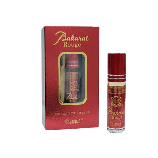 BAKARAT ROUGE CONCENTRATED PERFUME OIL ROLL ON UNISEX BY SURRATI 6ML