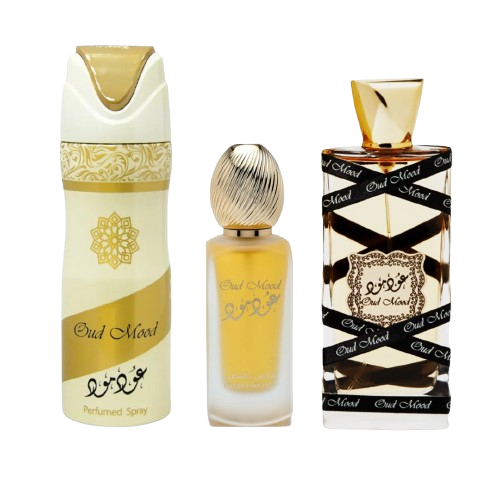 Oud mood 3Pc gift set 100ml+200ml+50ml